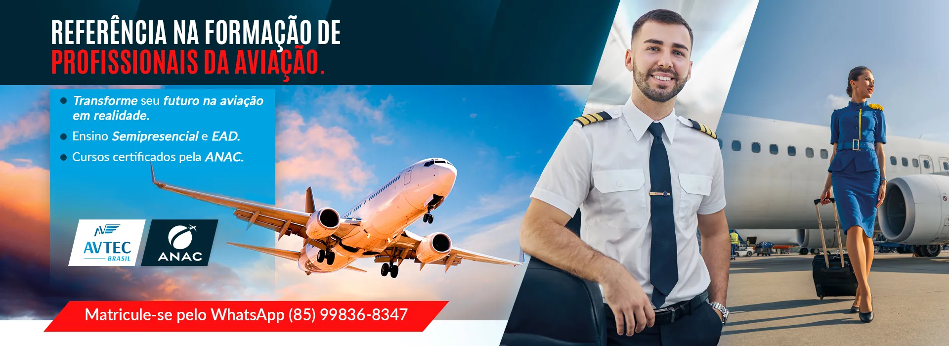 Referência na Formação de Profissionais da Aviação