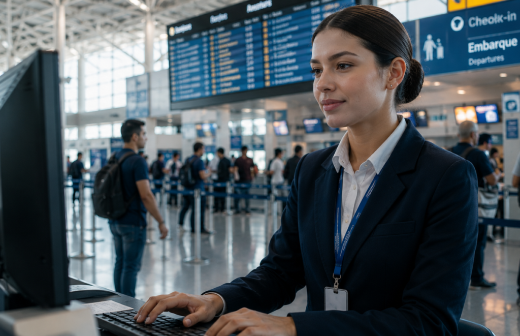 Como trabalhar em aeroporto sem experiência Conheça os caminhos para entrar na aviação 