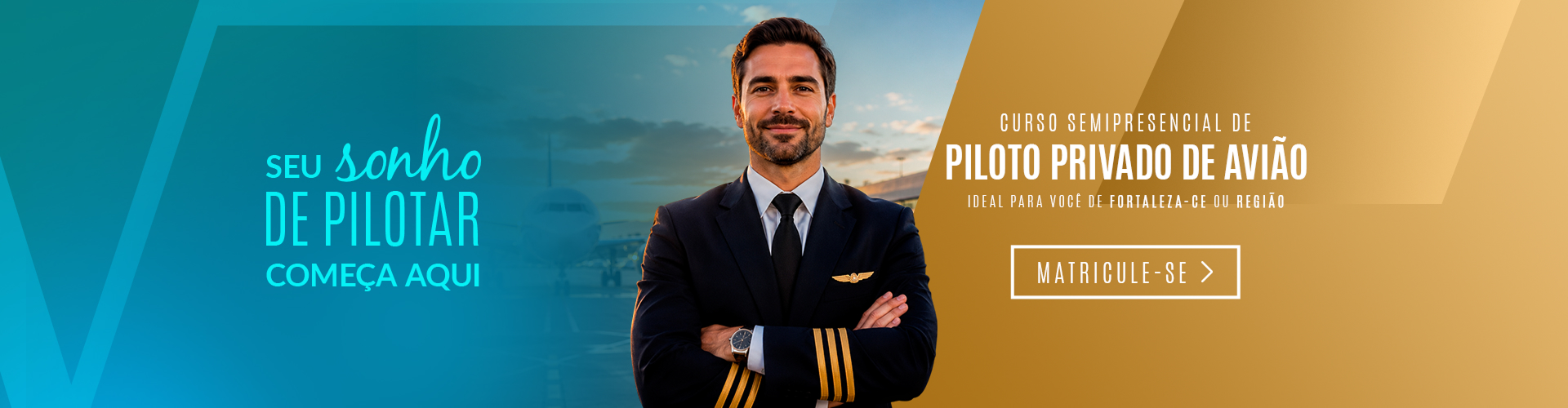 Semipresencial de Piloto privado de avião