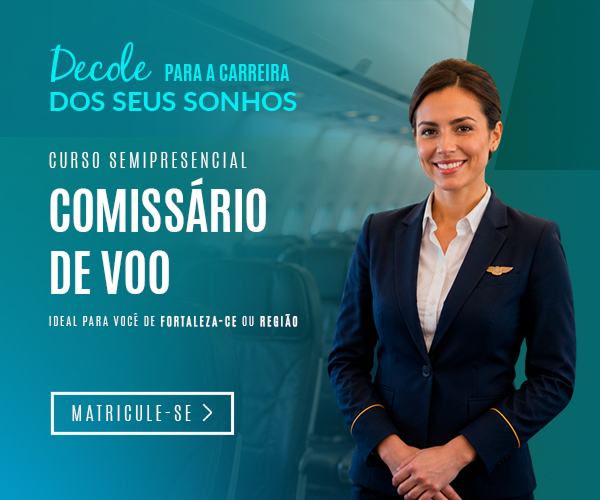 Semipresensial Comissário de voo